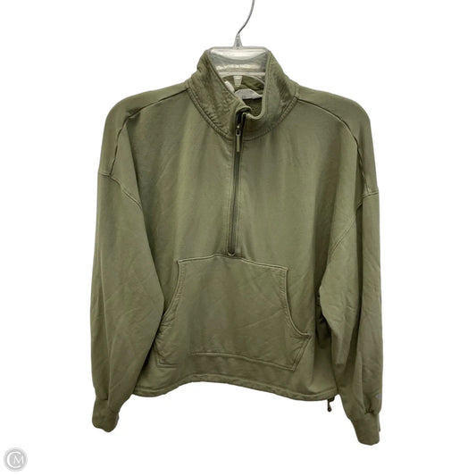 Athletic Sweatshirt Collar By Cmb In Green, Size: Xs