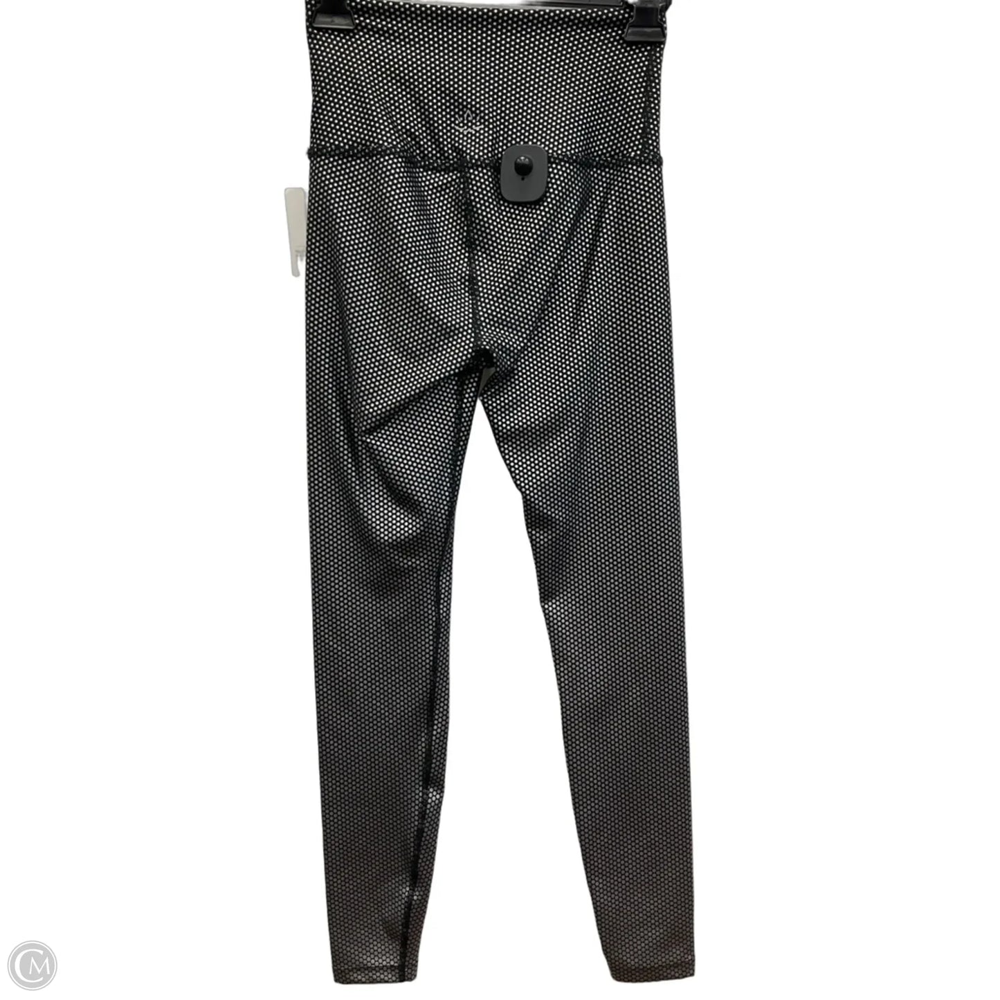 Athletic Leggings By Beyond Yoga In Black & Silver, Size: S