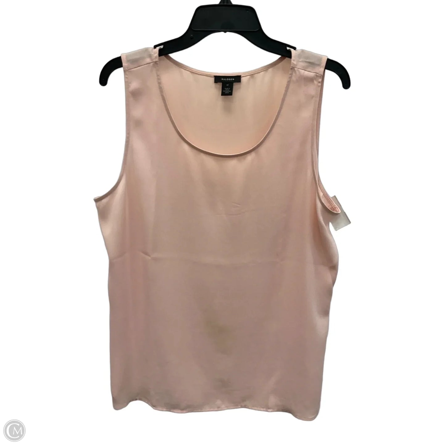 Top Sleeveless By Halogen In Pink, Size: Xl