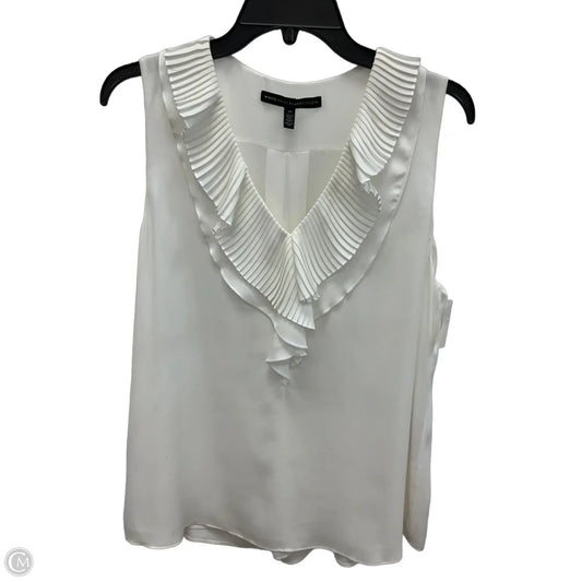 Top Sleeveless By White House Black Market In Cream, Size: Xl