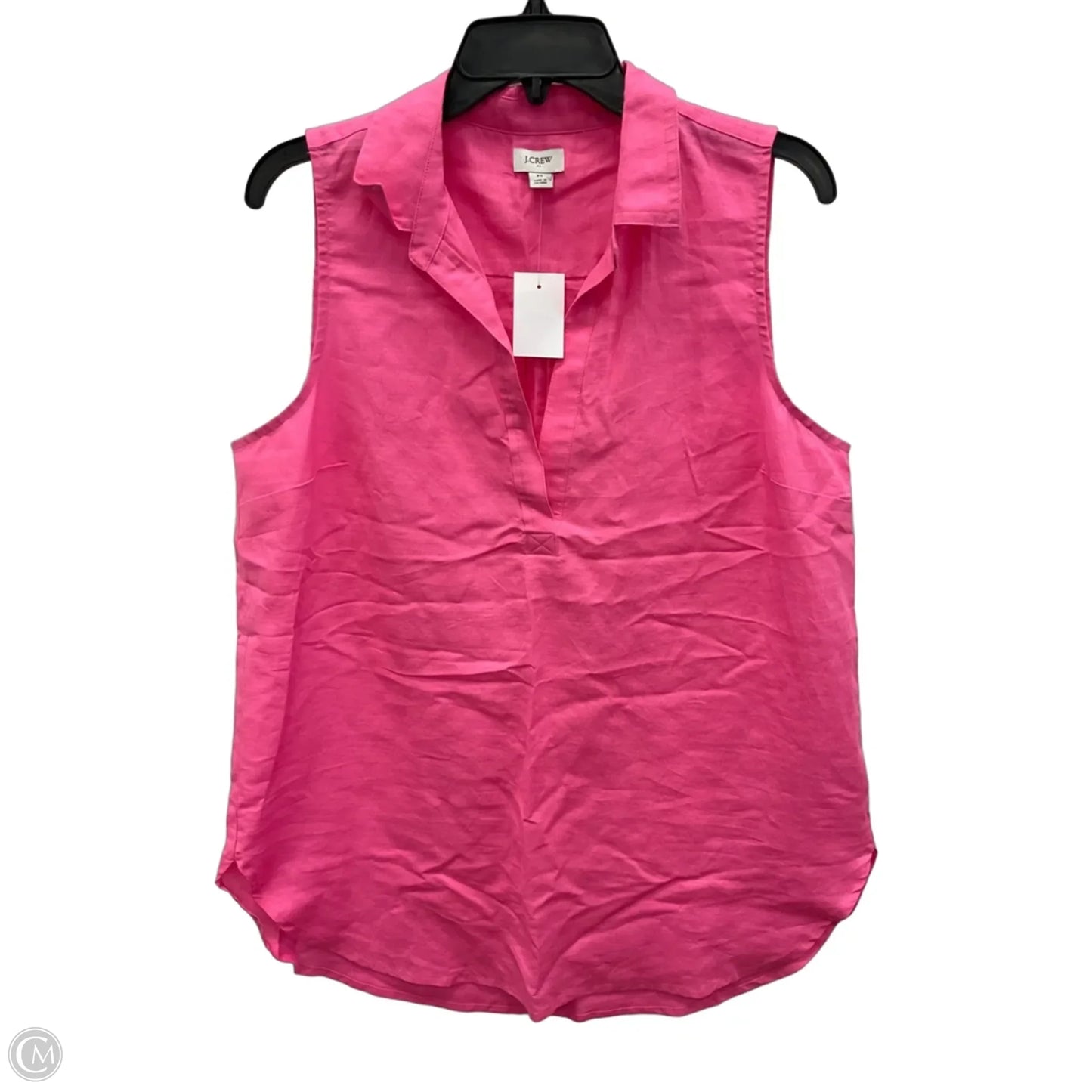 Top Sleeveless By J. Crew In Pink, Size: M