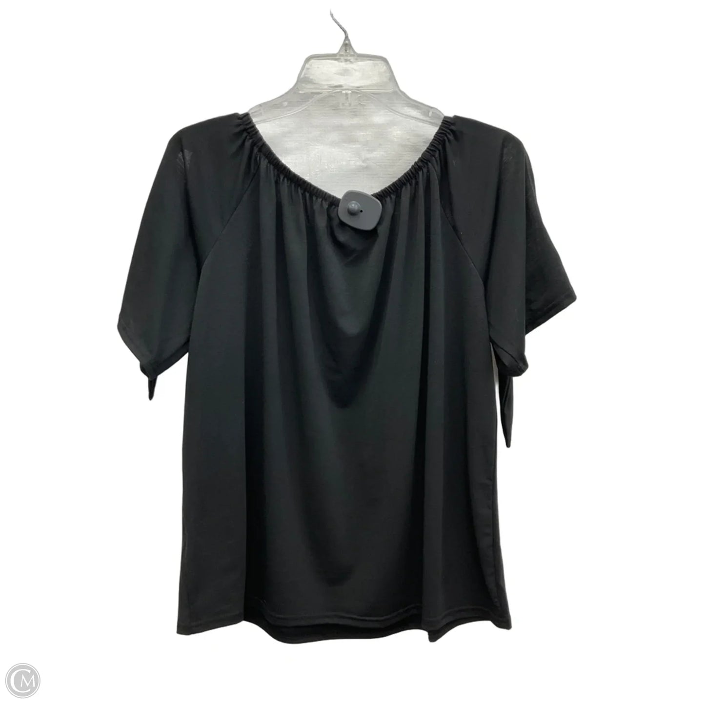 Top Short Sleeve By Ethyl In Black, Size: L