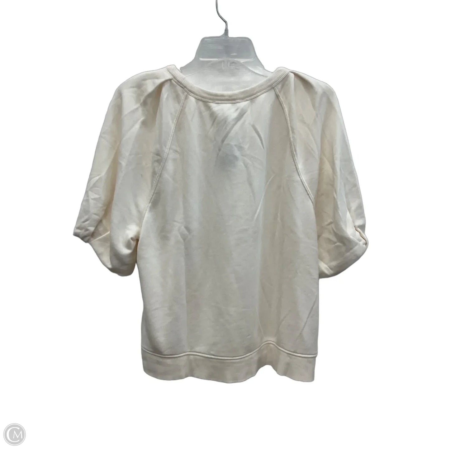 Top Short Sleeve By Loft In White, Size: M