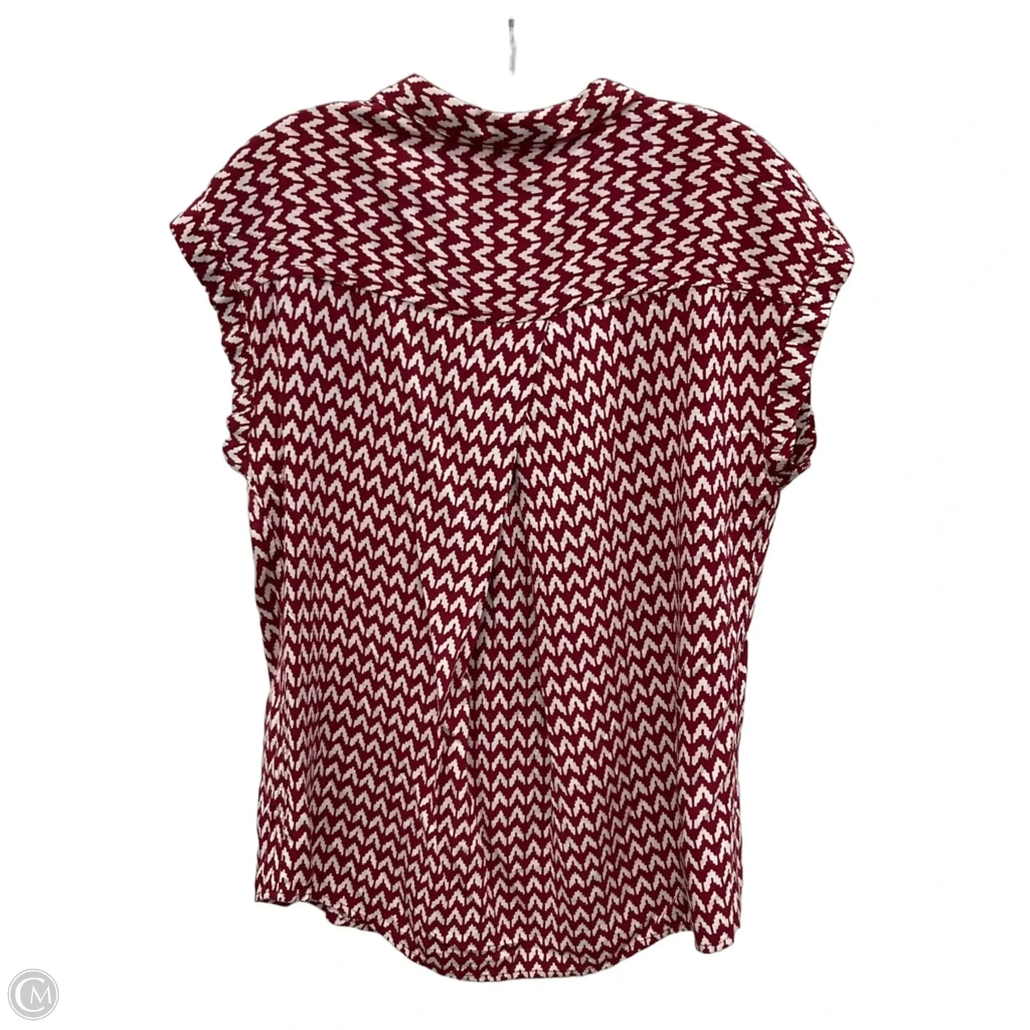 Top Sleeveless By Jachs Girlfirend In Red & White, Size: S