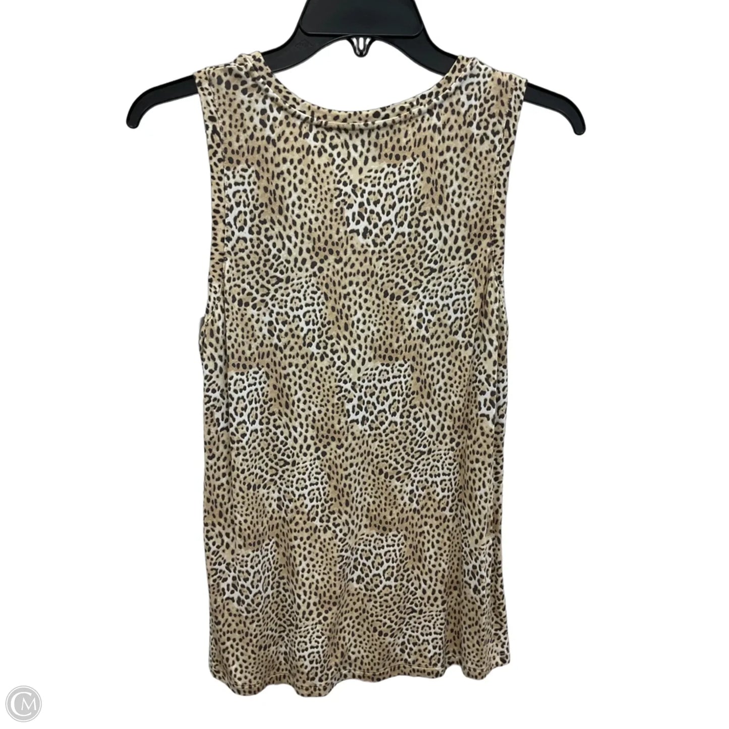 Top Sleeveless By Inc In Animal Print, Size: M
