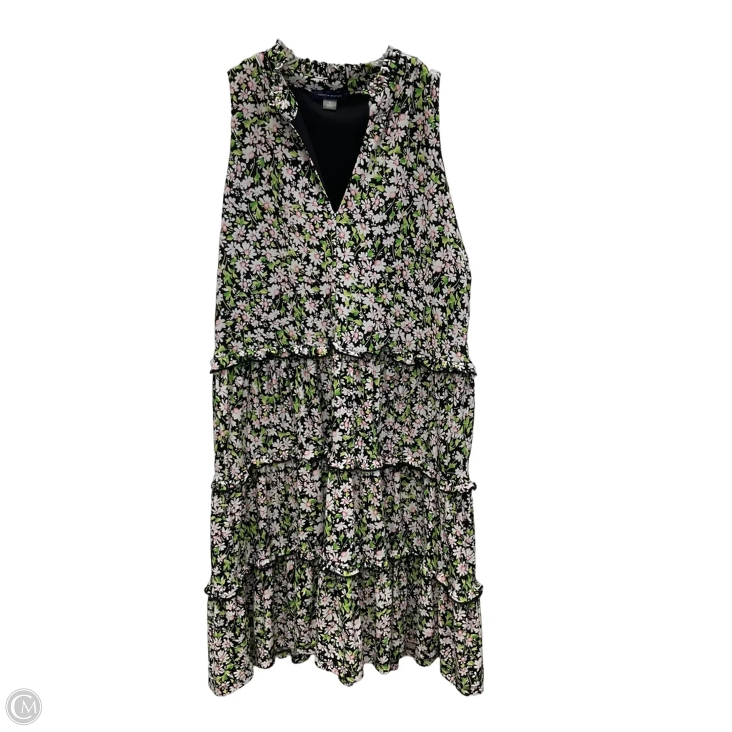Dress Casual Midi By Tommy Hilfiger In Floral Print, Size: 8