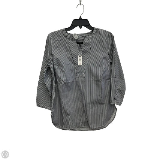 Top 3/4 Sleeve By Talbots In Striped Pattern, Size: Sp