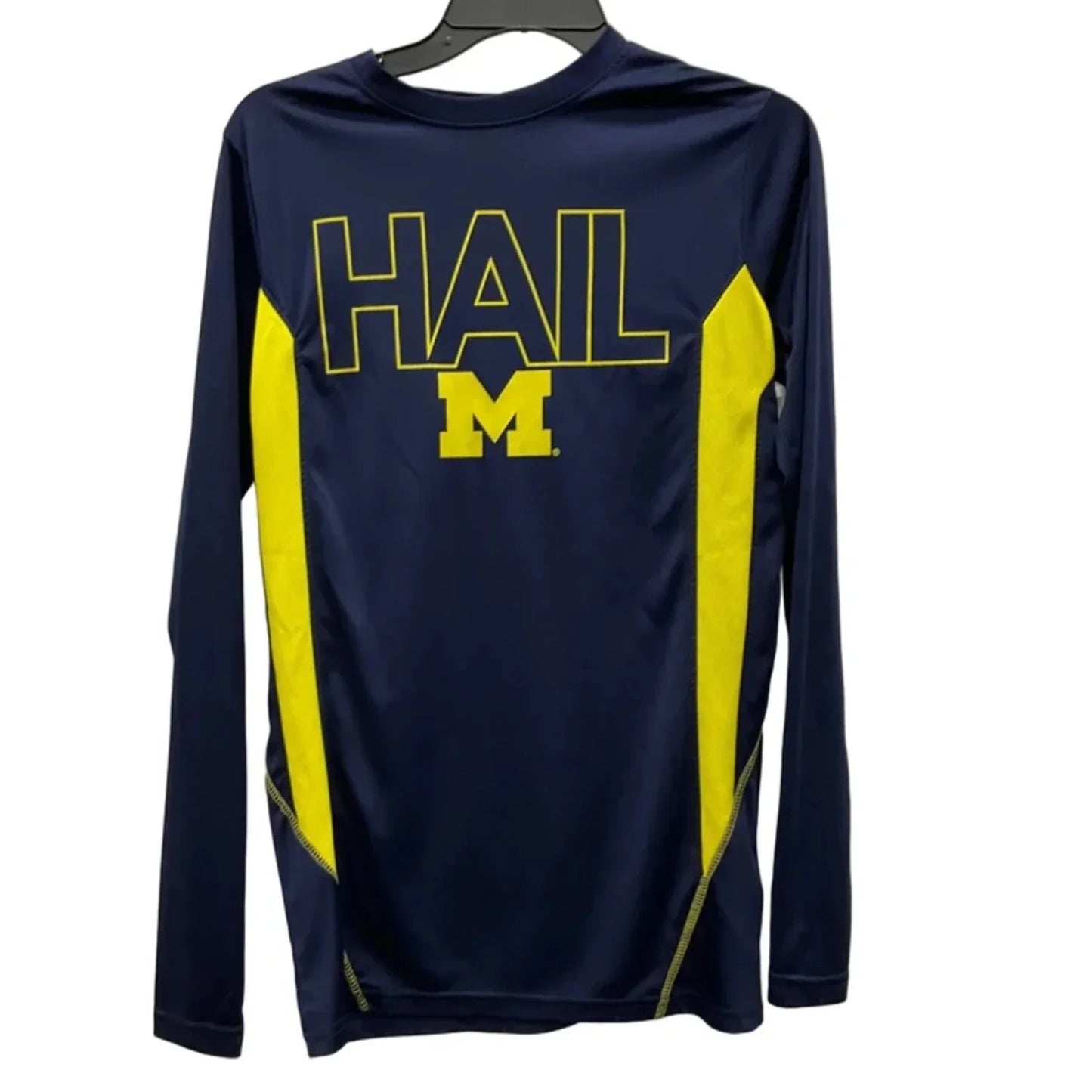 Athletic Top Long Sleeve Crewneck By Champion In Blue, Size: S