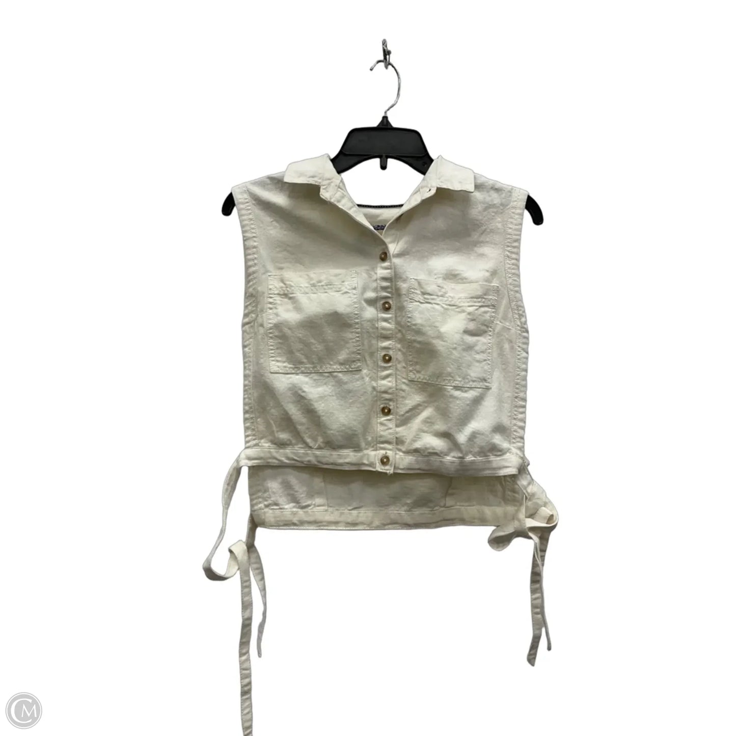 Vest Other By Pilcro In Cream, Size: S
