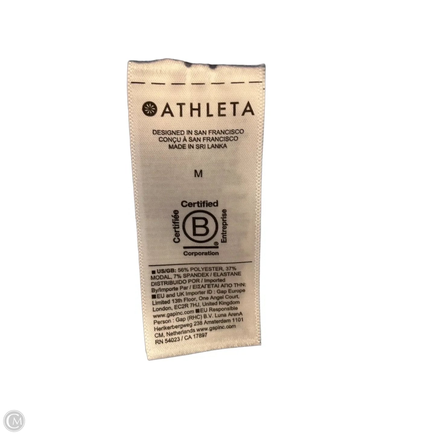 Athletic Top Long Sleeve Crewneck By Athleta In Blue, Size: M