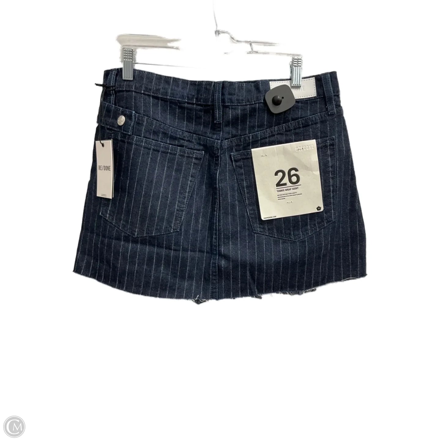 Skirt Mini & Short By Cma In Blue Denim, Size: 4
