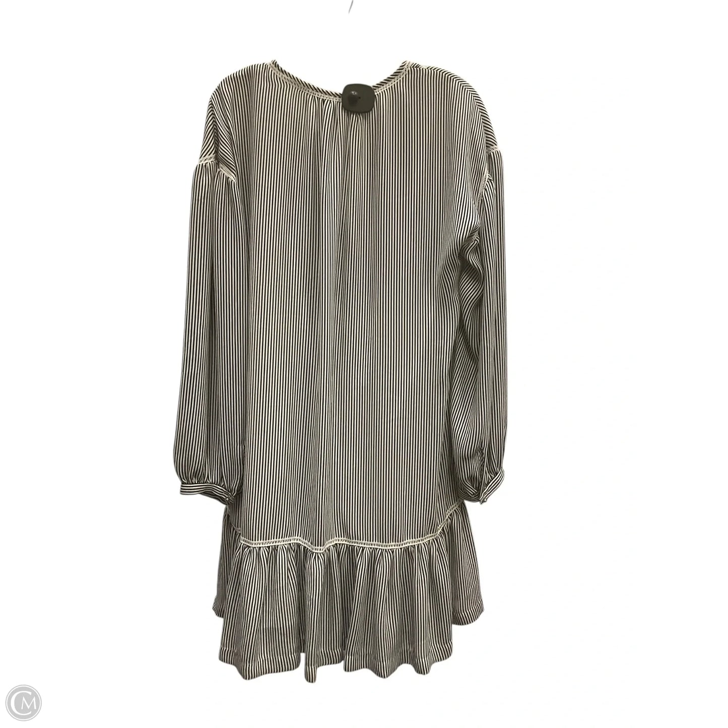 Dress Casual Midi By Banana Republic In Striped Pattern, Size: 0