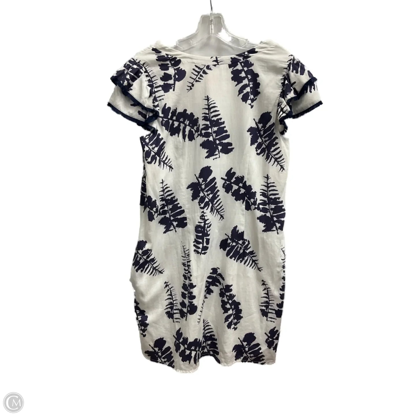 Dress Casual Short By Cmc In Blue & White, Size: M