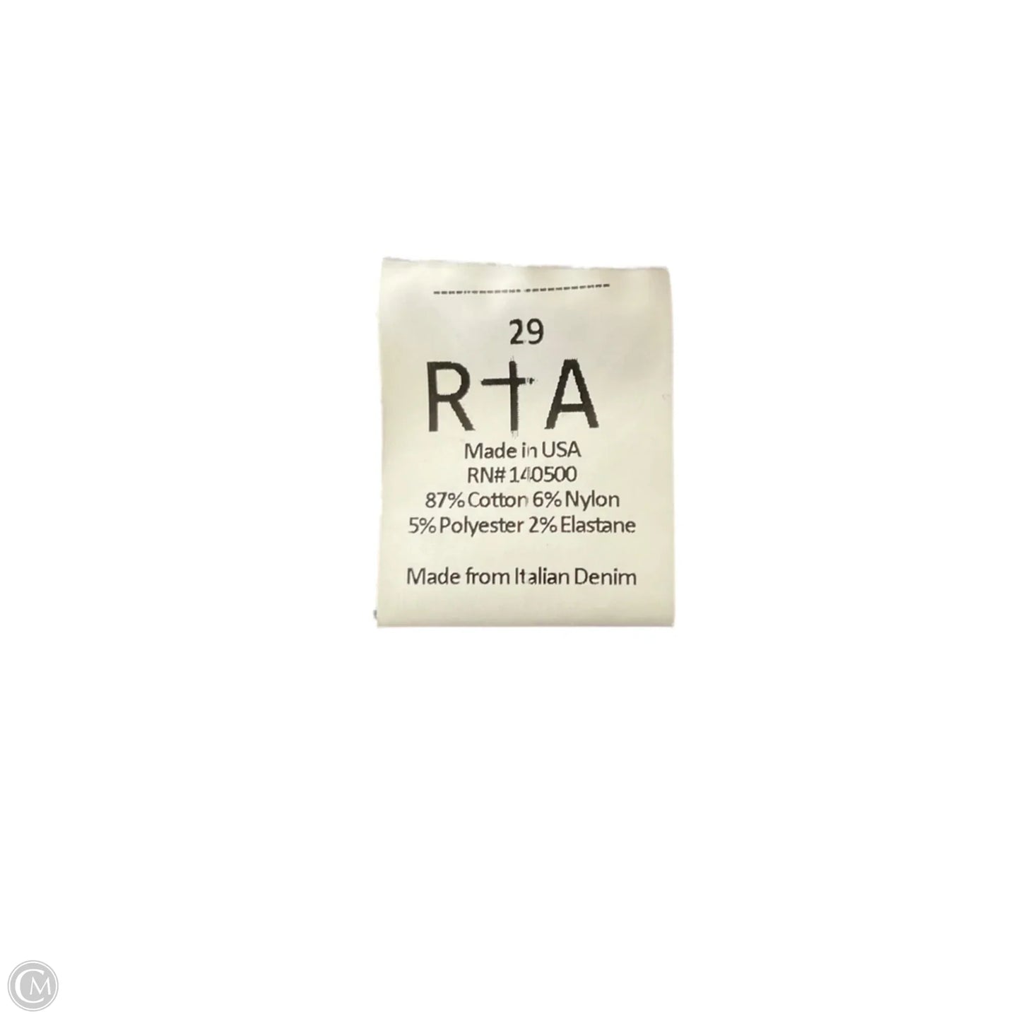 Jeans Boot Cut By Cma In Black Denim, Size: 8