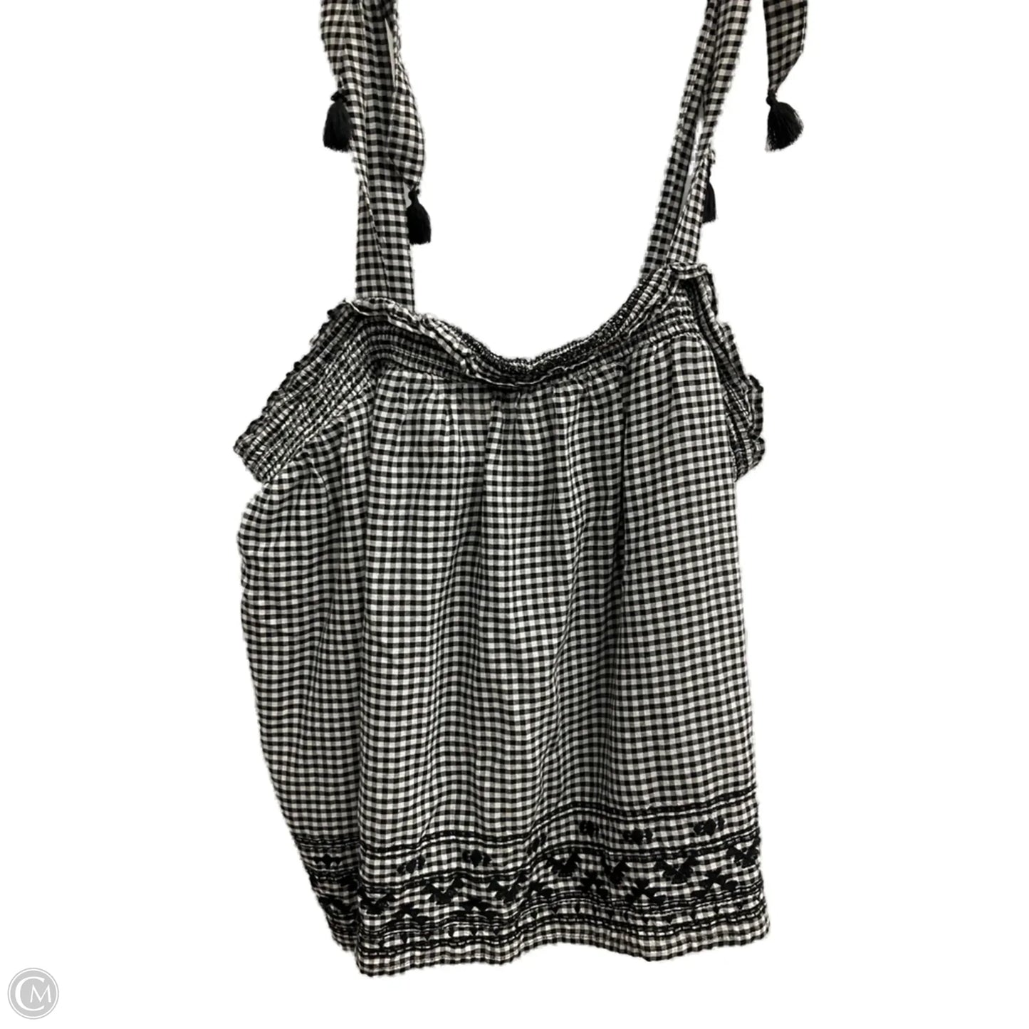 Top Sleeveless By Old Navy In Checkered Pattern, Size: Xl