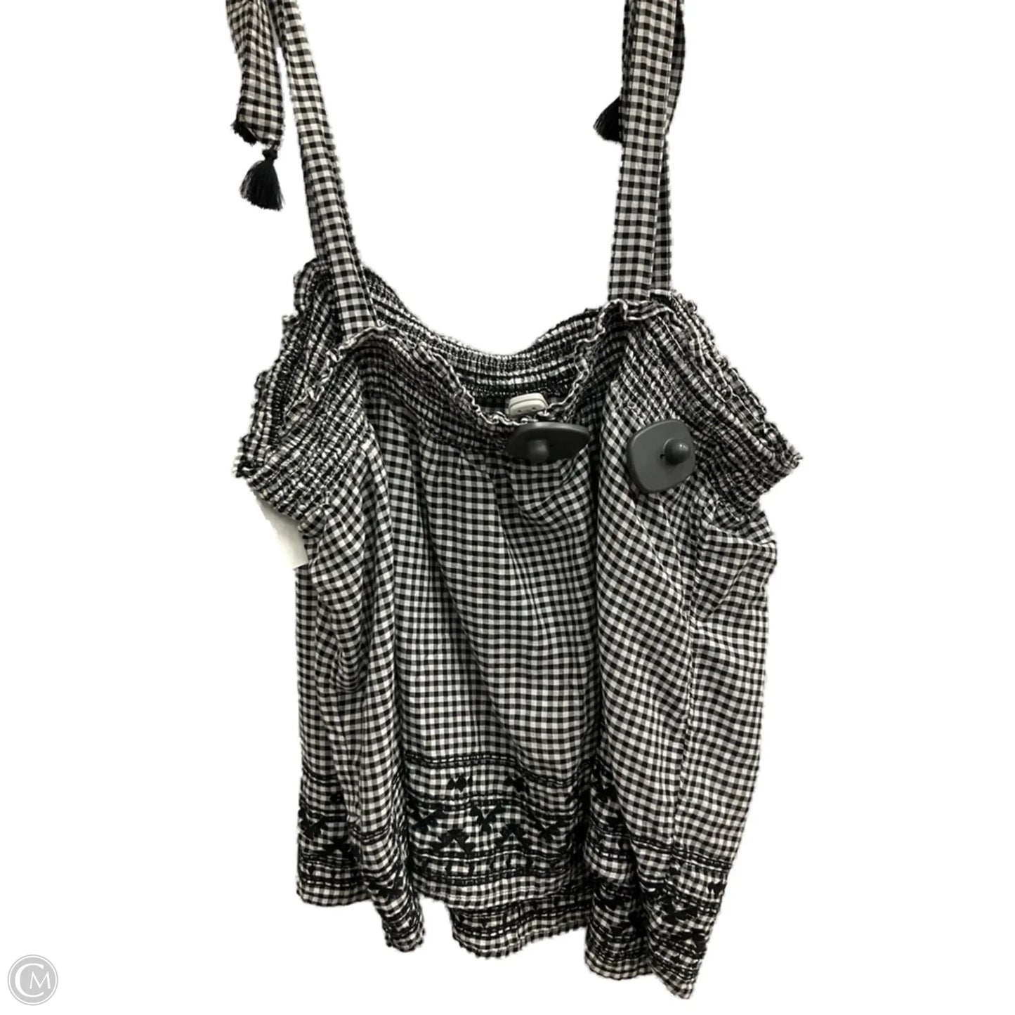 Top Sleeveless By Old Navy In Checkered Pattern, Size: Xl