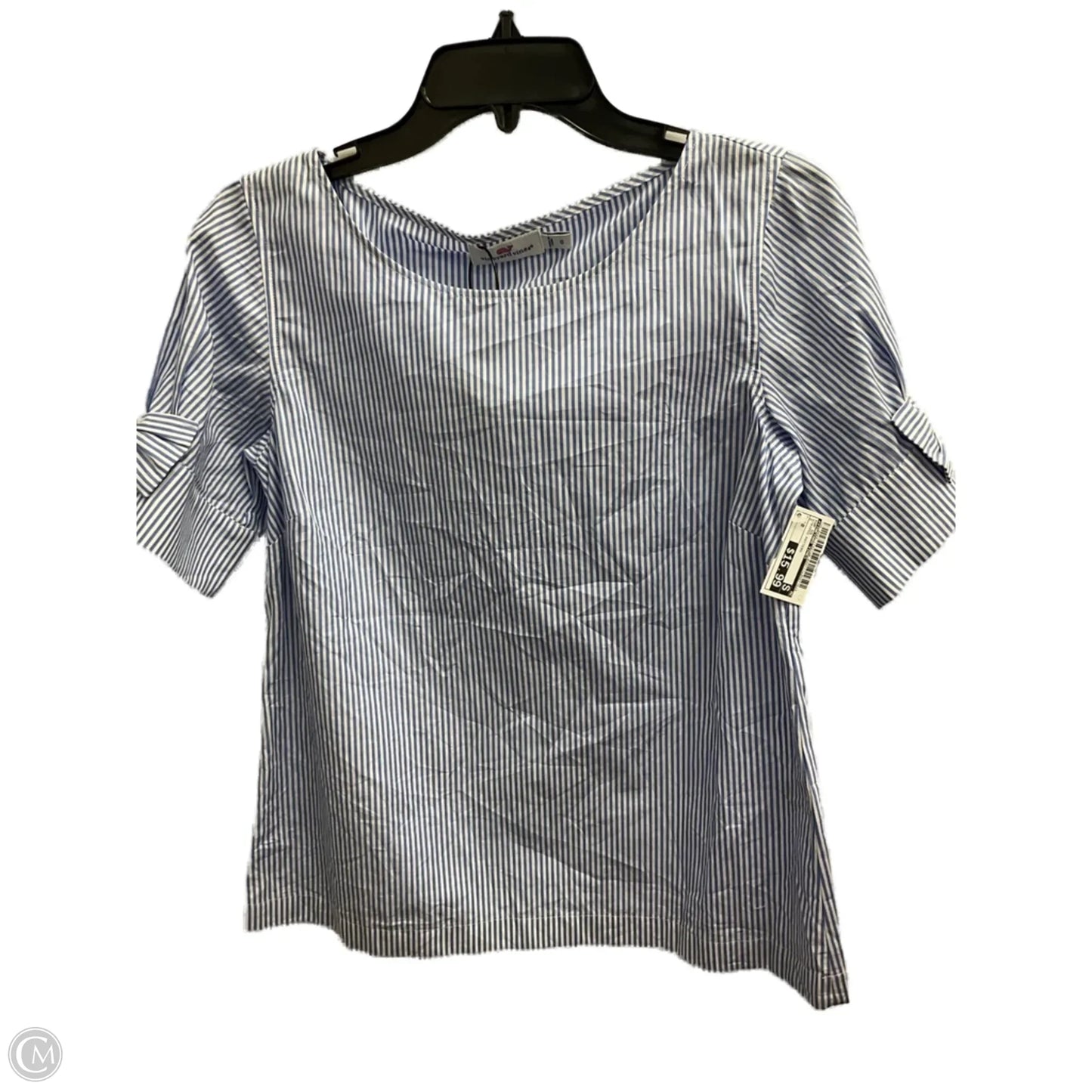 Top Short Sleeve By Vineyard Vines In Striped Pattern, Size: 0