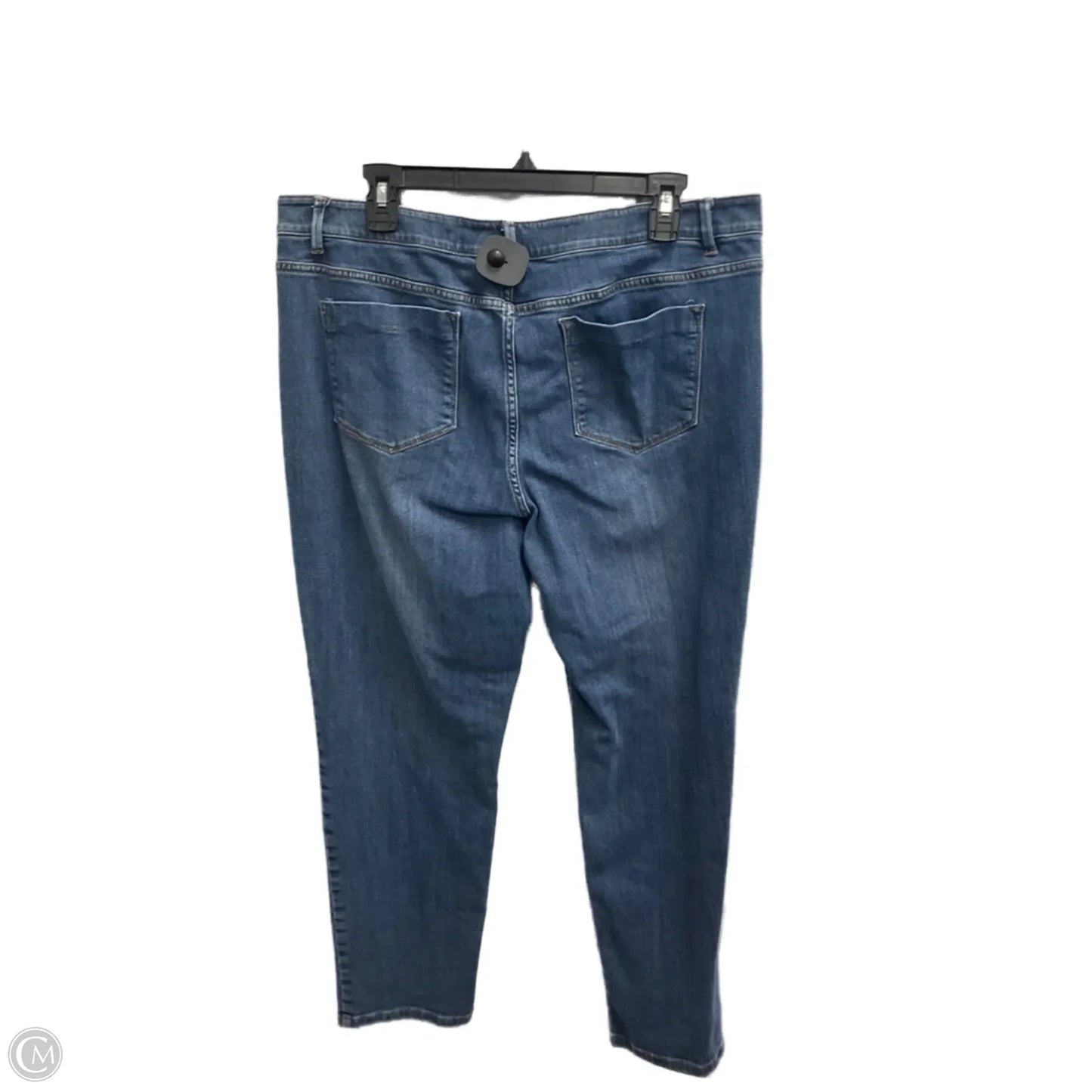 Jeans Straight By J. Jill In Blue Denim, Size: 16