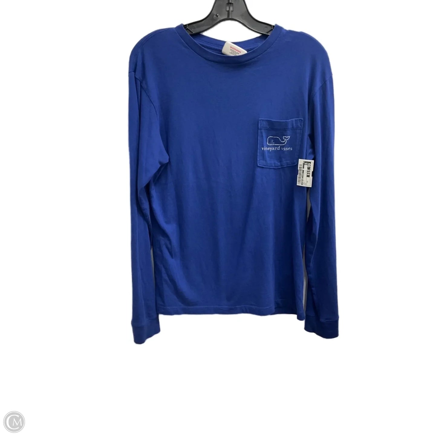 Top Long Sleeve By Vineyard Vines In Blue, Size: Xs