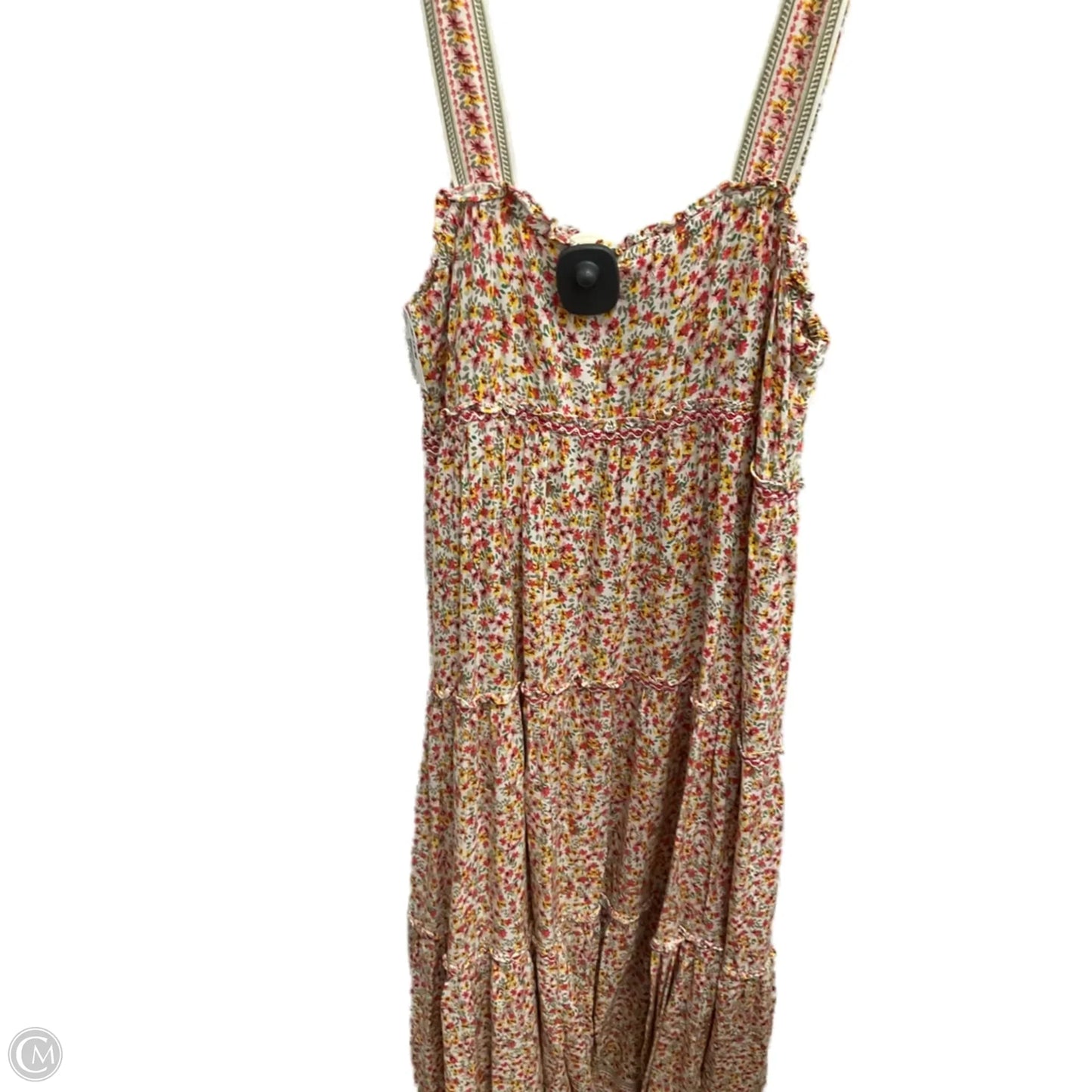 Dress Casual Midi By Max Studio In Floral Print, Size: L