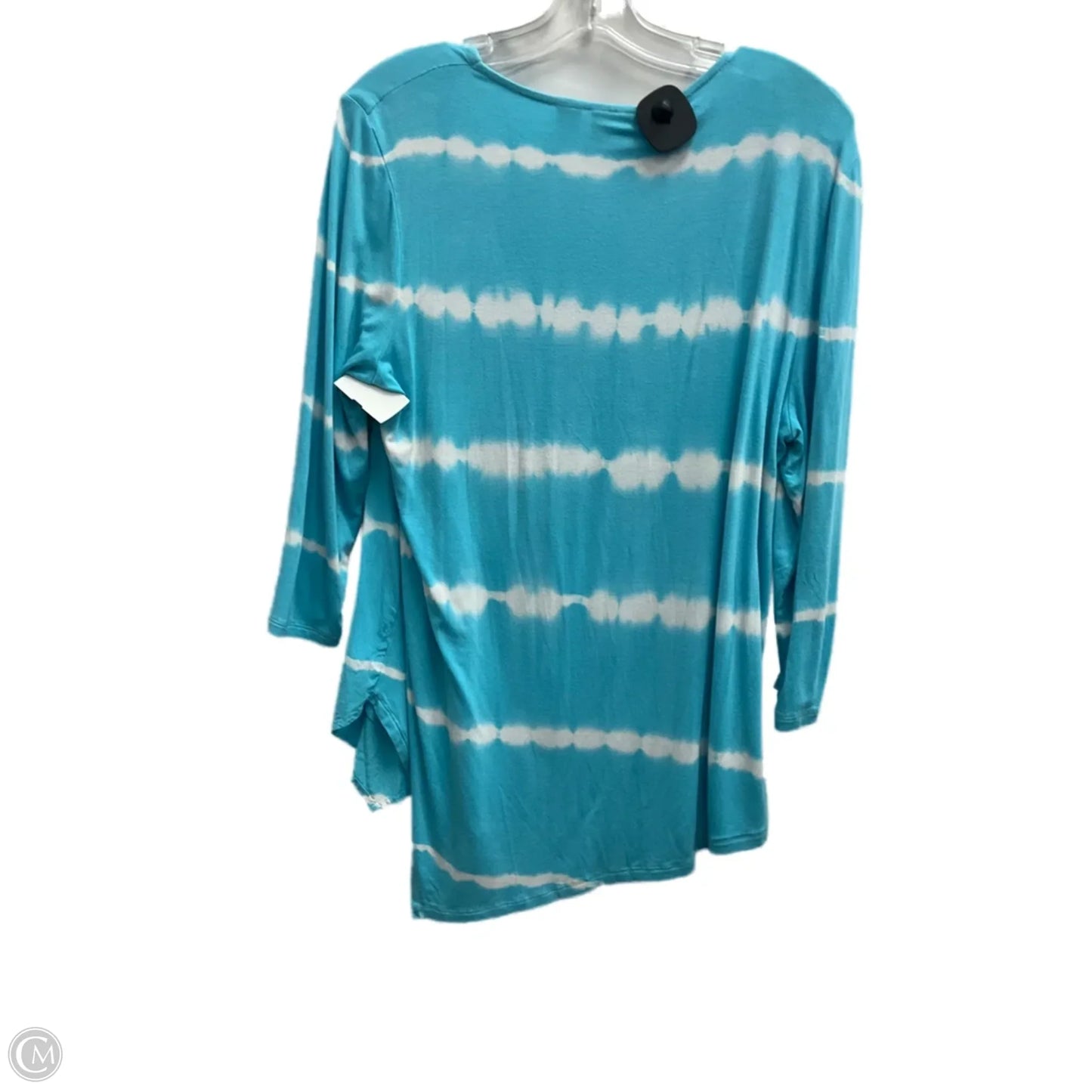 Top Long Sleeve By Chicos In Tie Dye Print, Size: M