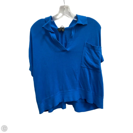 Top Sleeveless By Banana Republic In Blue, Size: Xs