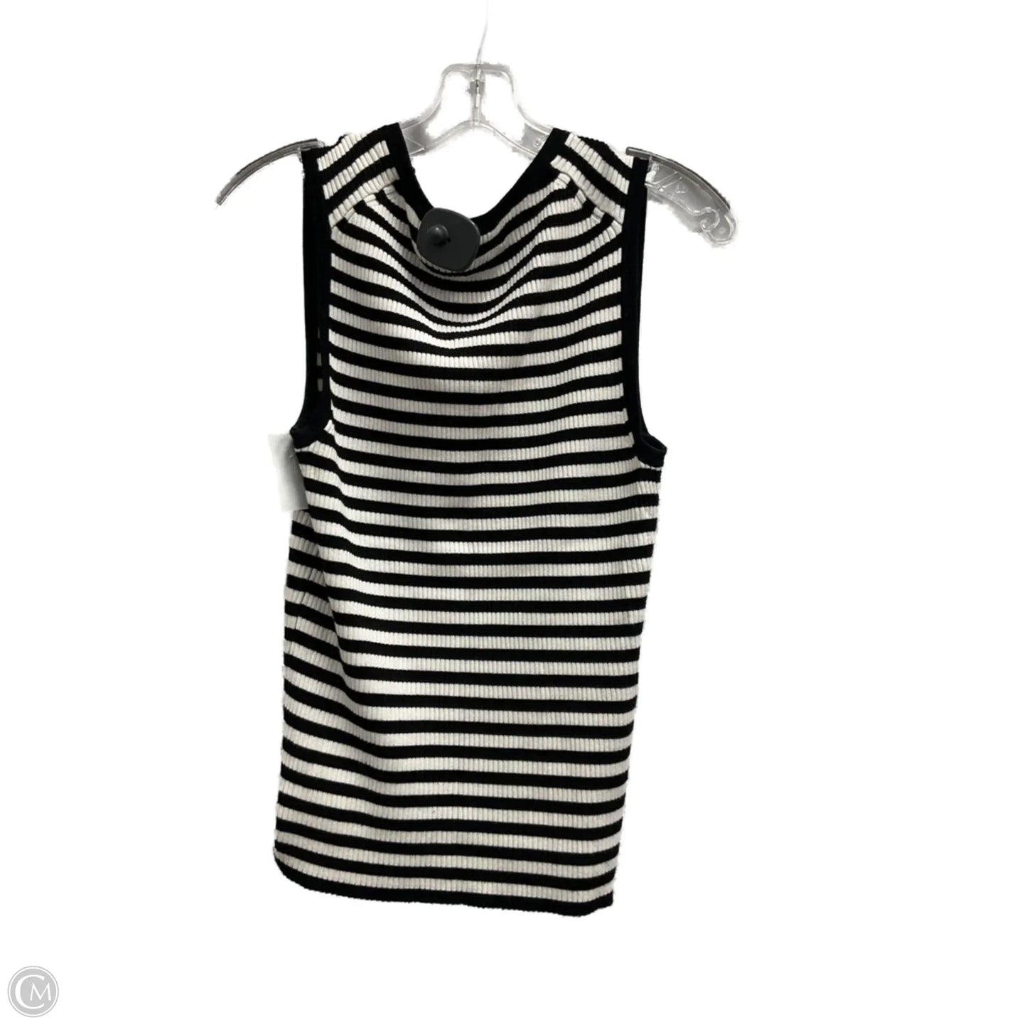 Top Sleeveless By Truth In Striped Pattern, Size: M