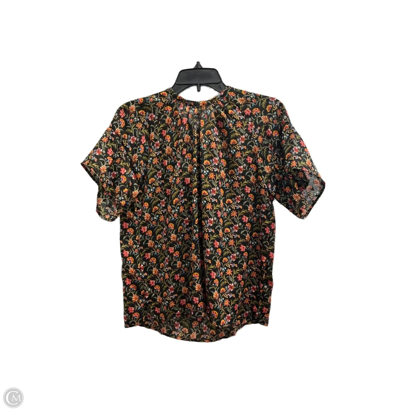 Top Short Sleeve By Loft In Floral Print, Size: Sp