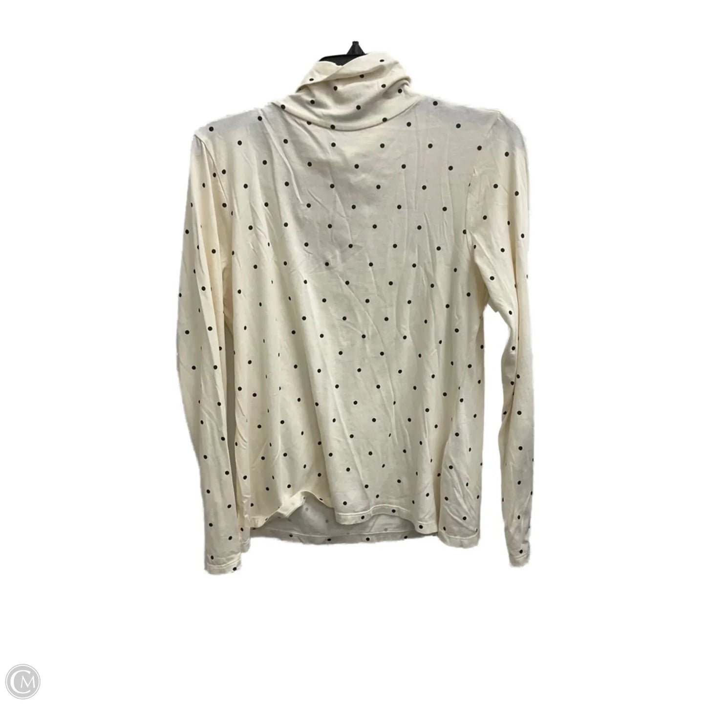 Top Long Sleeve By Old Navy In Polkadot Pattern, Size: L