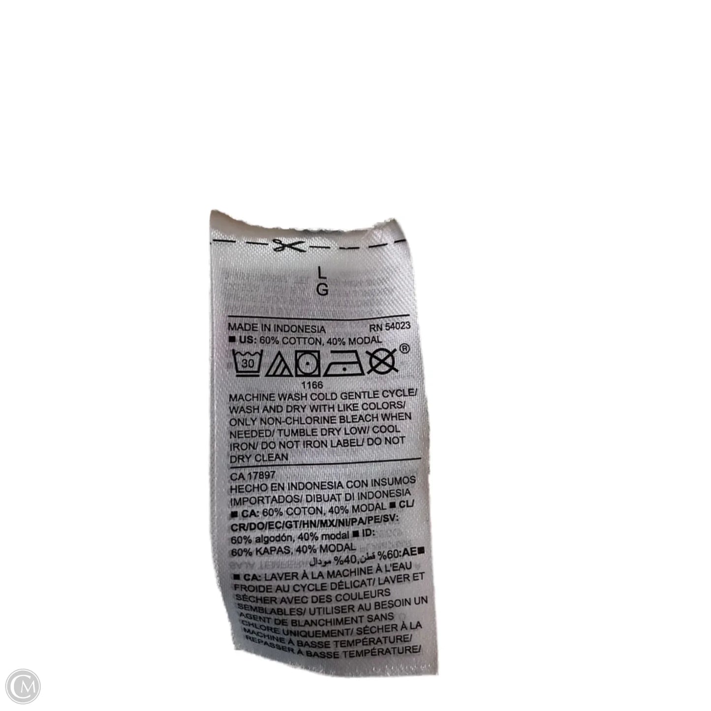 Top Long Sleeve By Old Navy In Polkadot Pattern, Size: L