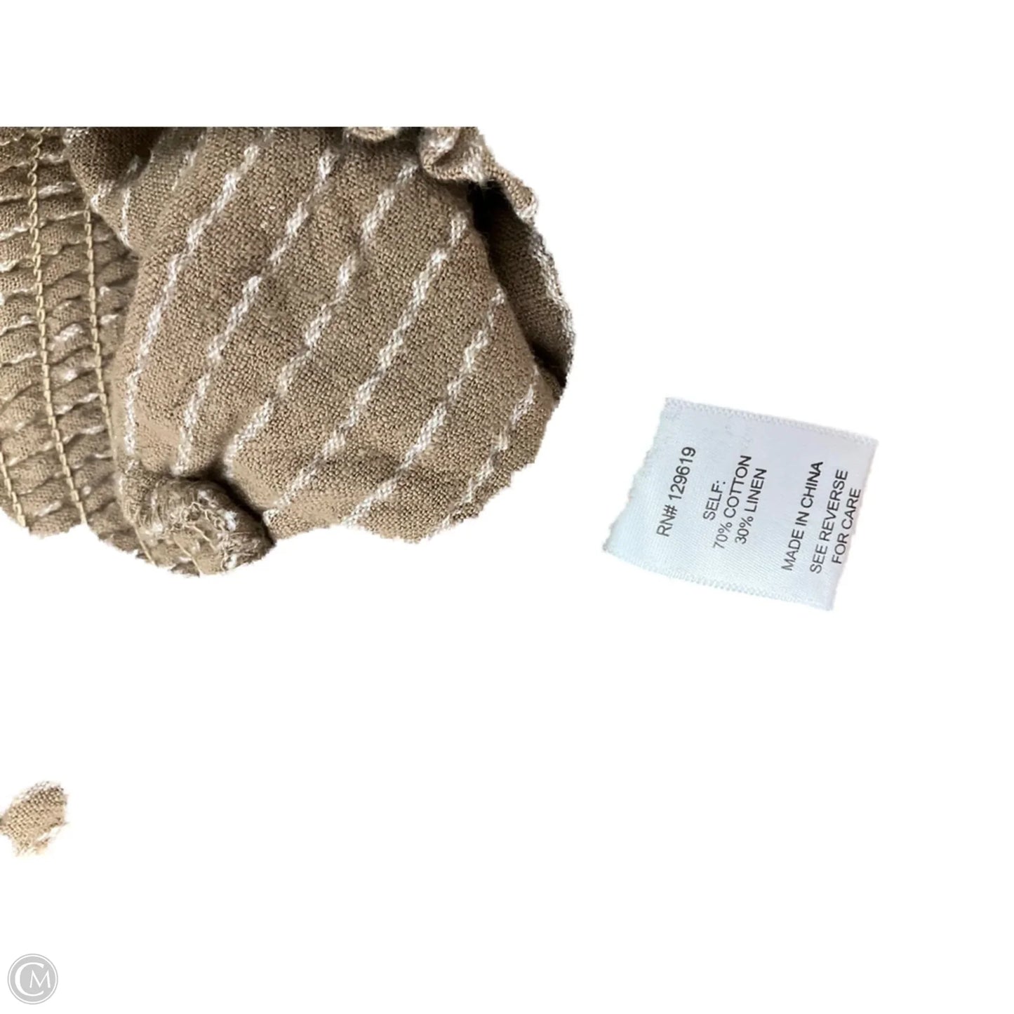 Pants Wide Leg By Clothes Mentor In Beige, Size: L