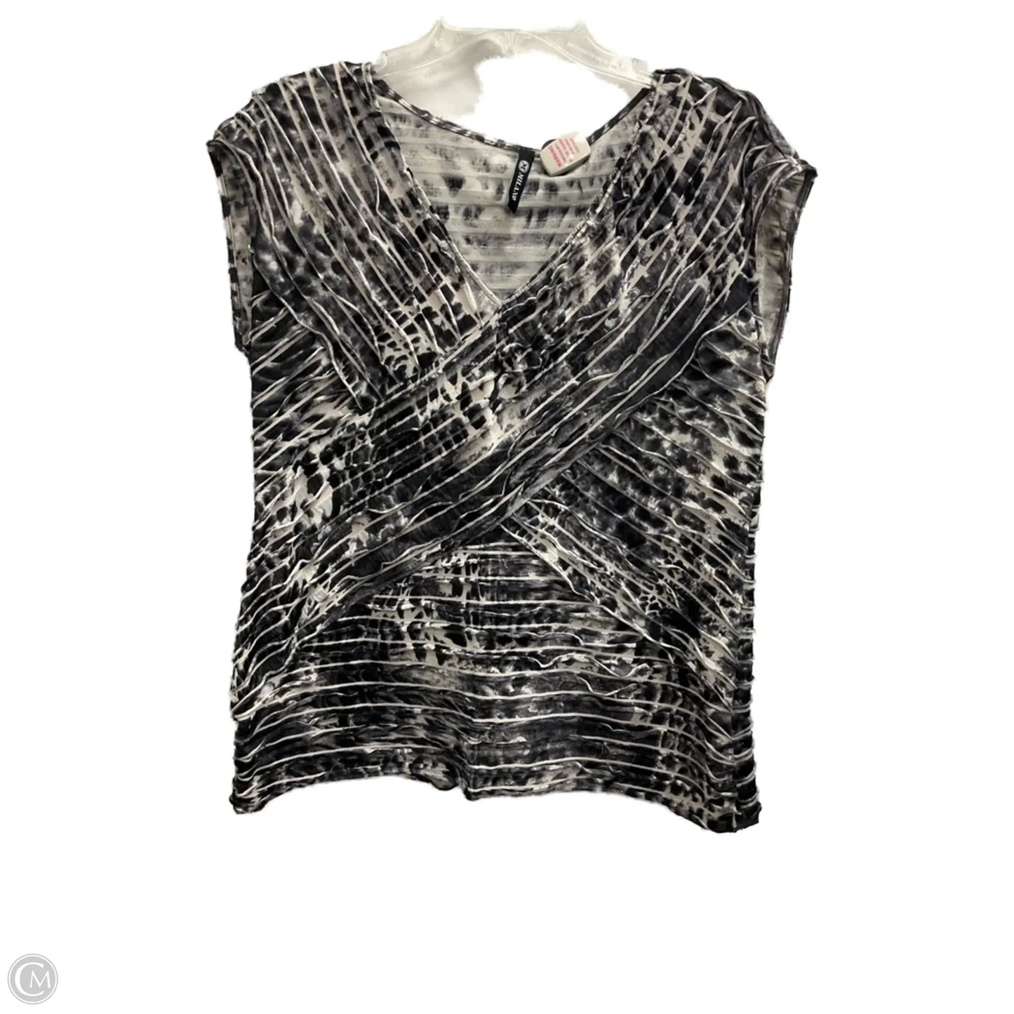 Top Sleeveless By Milano In Grey, Size: M