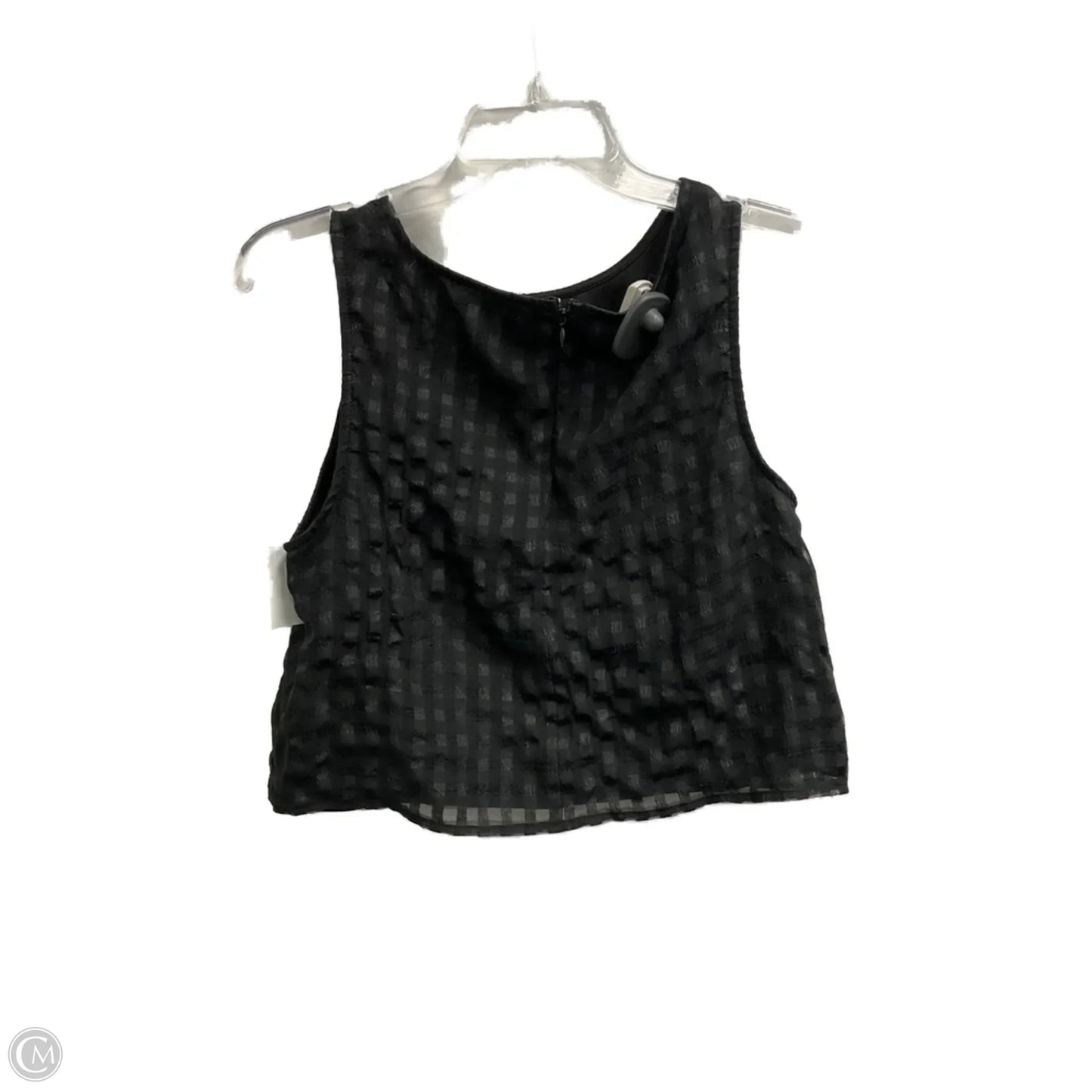 Top Sleeveless By Elle In Black, Size: M