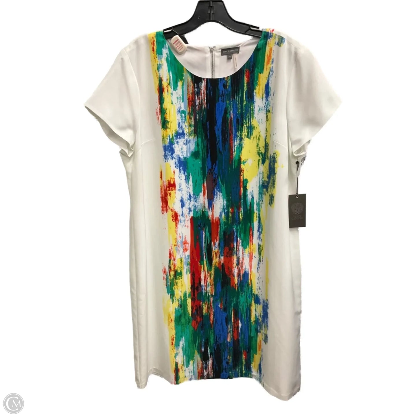 Dress Casual Midi By Vince Camuto In Multi-colored, Size: M