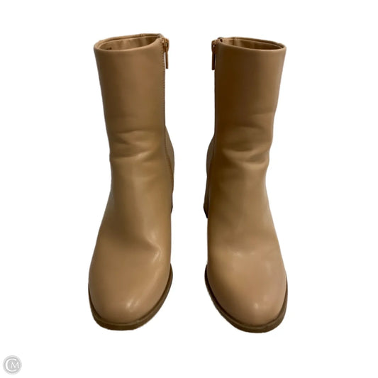 Boots Ankle Heels By A New Day In Tan, Size: 9