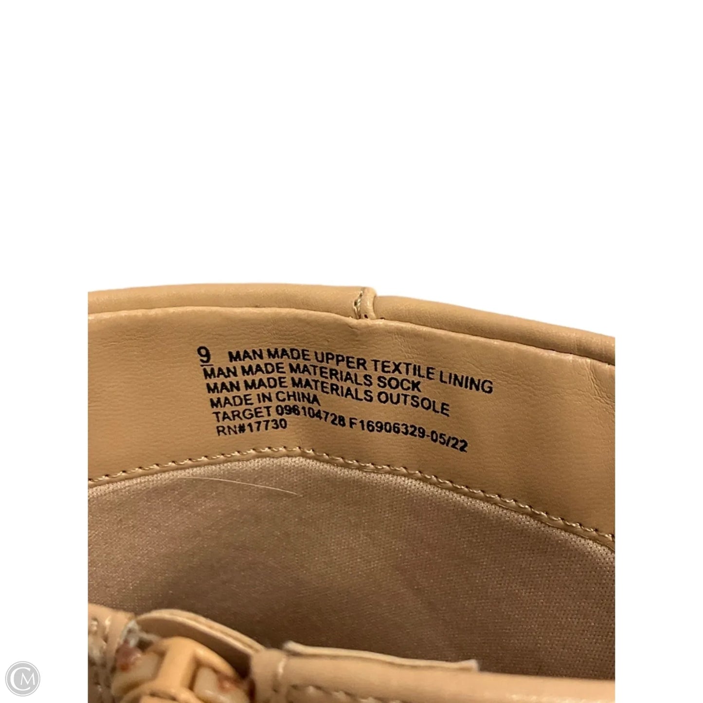 Boots Ankle Heels By A New Day In Tan, Size: 9