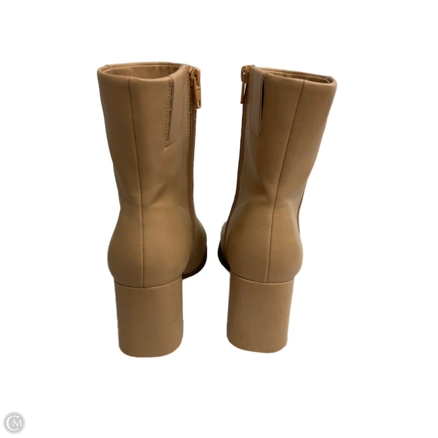 Boots Ankle Heels By A New Day In Tan, Size: 9
