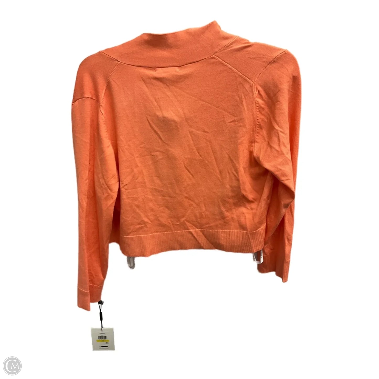 Cardigan By Calvin Klein In Orange, Size: M