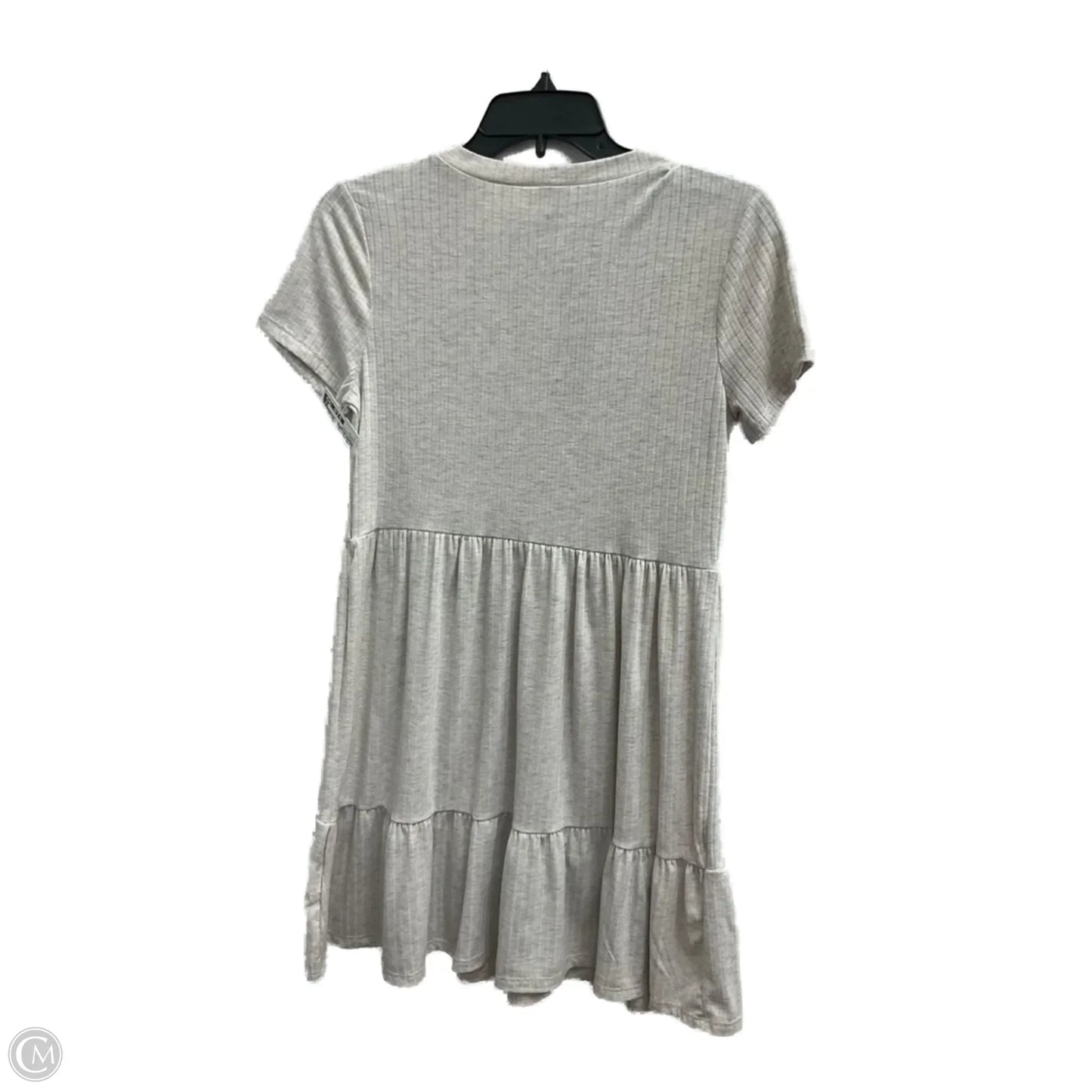 Dress Casual Short By Lily Rose In Taupe, Size: M