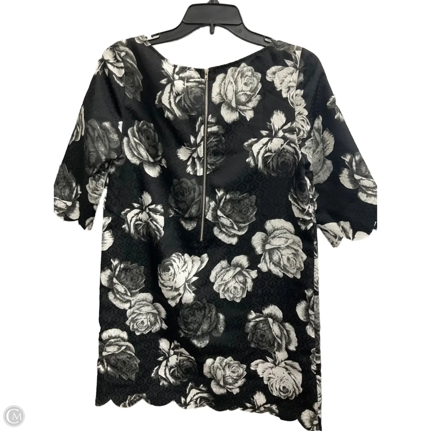 Dress Casual Midi By Tobi In Black & White, Size: M