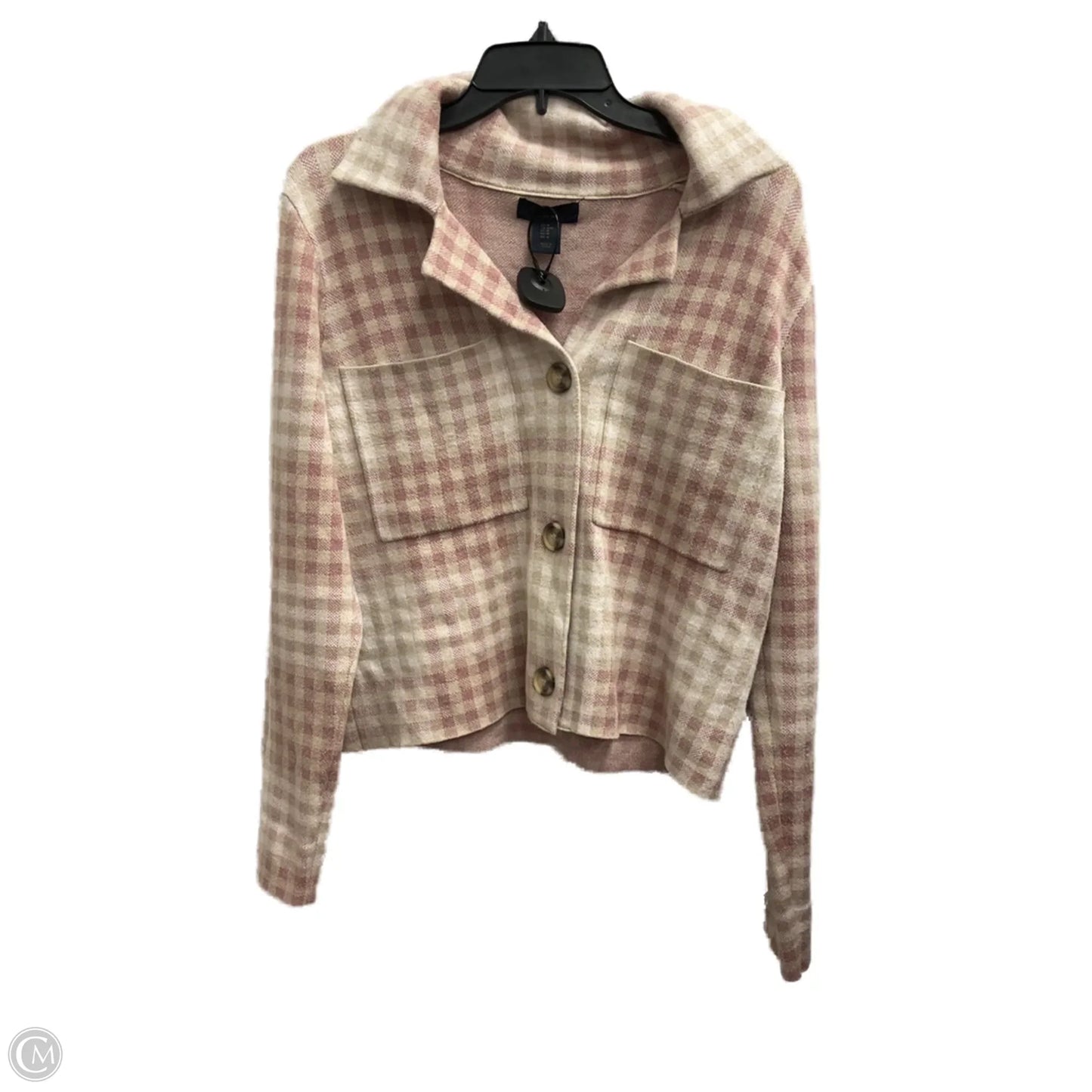 Blazer By Rachel Roy In Plaid Pattern, Size: M