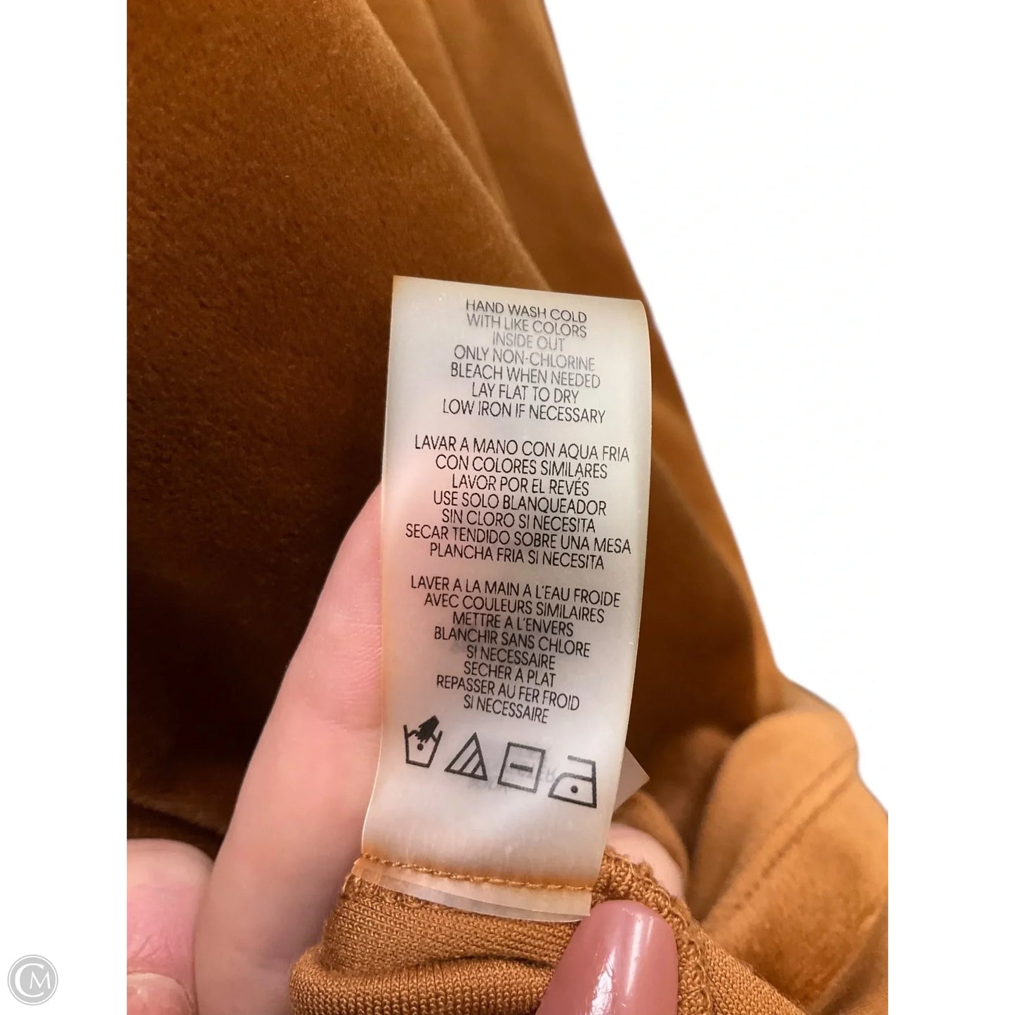 Top 2pc Long Sleeve By Calvin Klein In Brown, Size: Sp