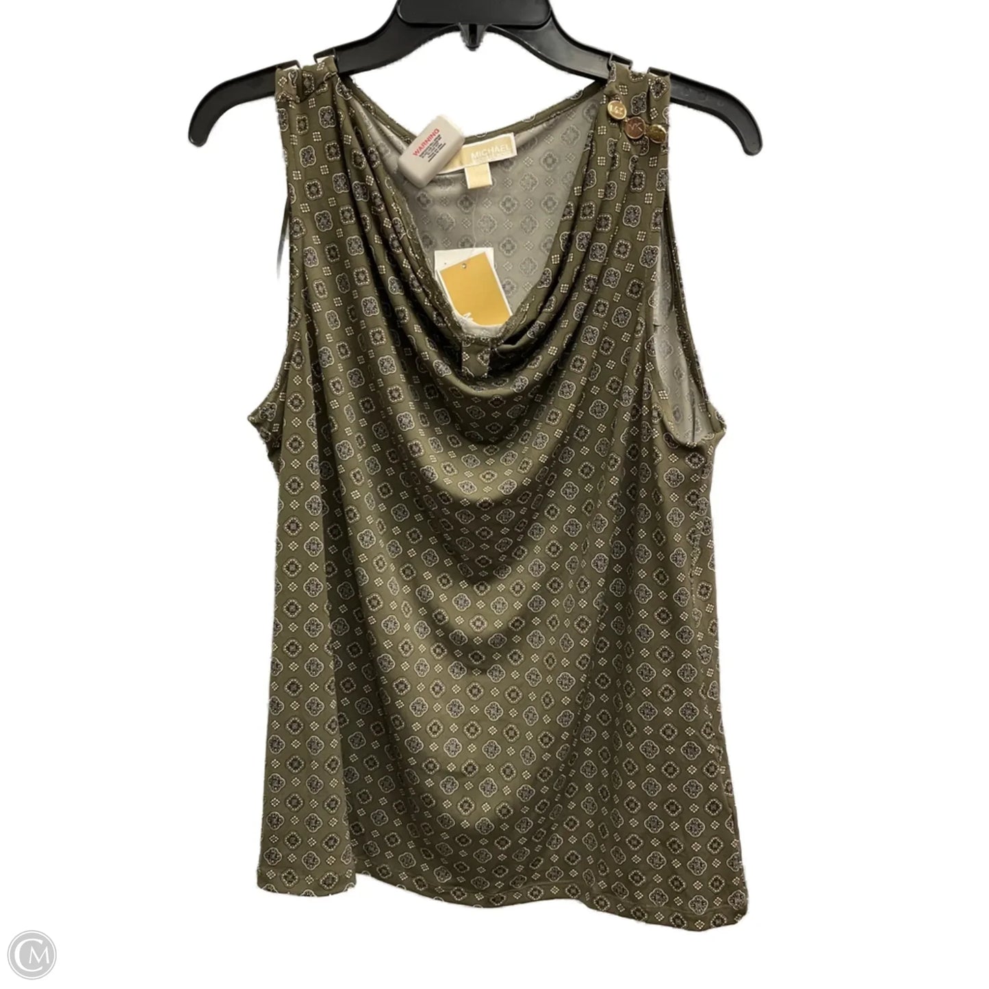 Top Sleeveless By Michael By Michael Kors In Green, Size: L