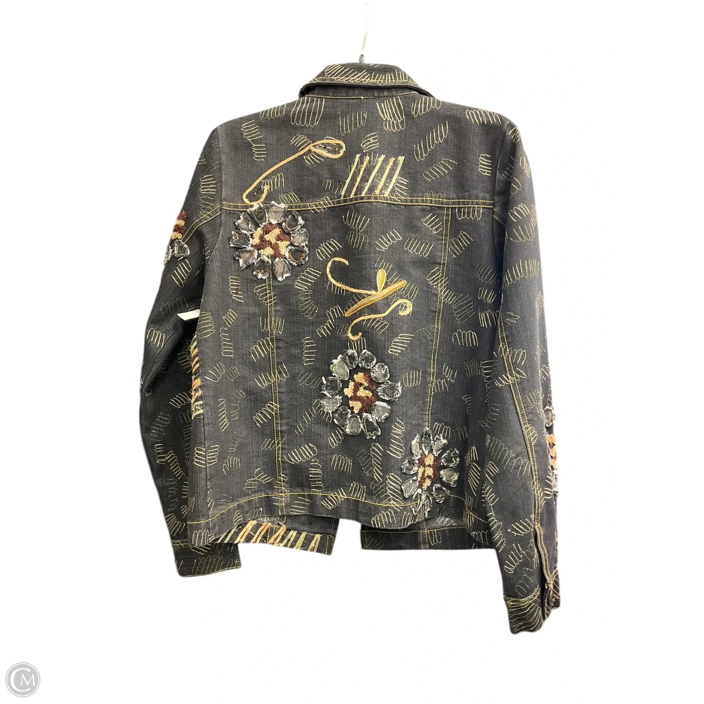 Jacket Denim By Clothes Mentor In Blue Denim, Size: M