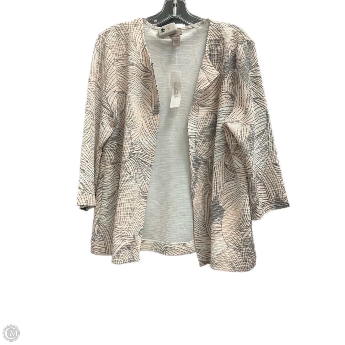 Cardigan By Chicos In Grey, Size: S