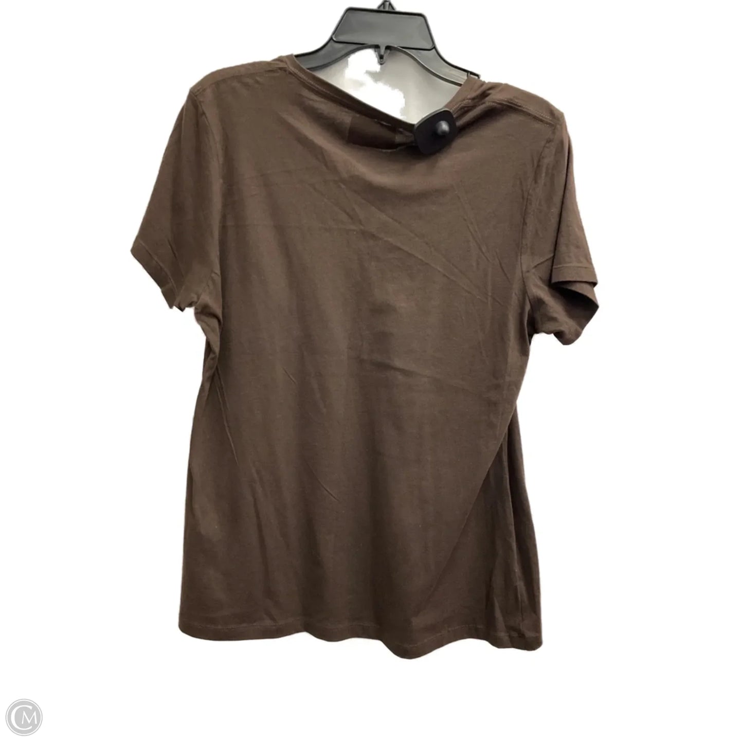Top Short Sleeve Basic By Nfl In Brown, Size: L