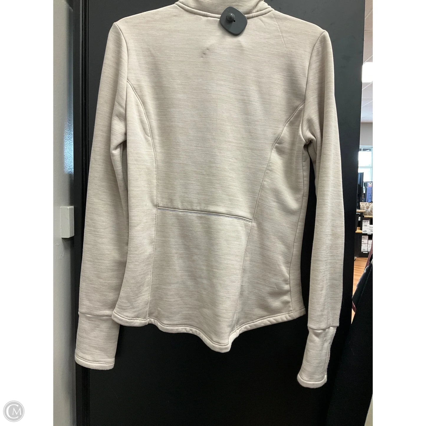 Athletic Jacket By Spyder In Beige, Size: M