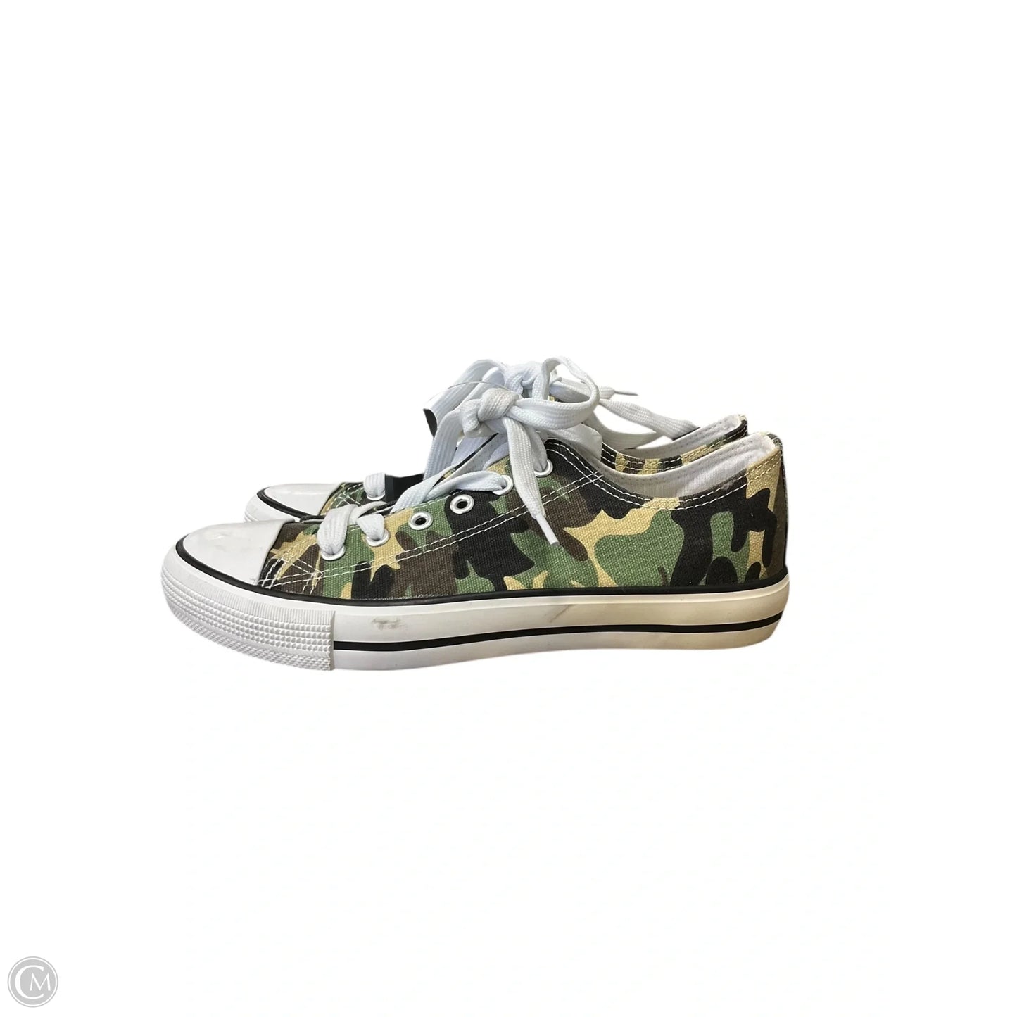 Shoes Sneakers By Sport In Camouflage Print, Size: 7