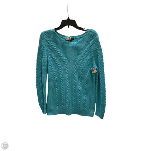 Sweater By Talbots In Teal, Size: S