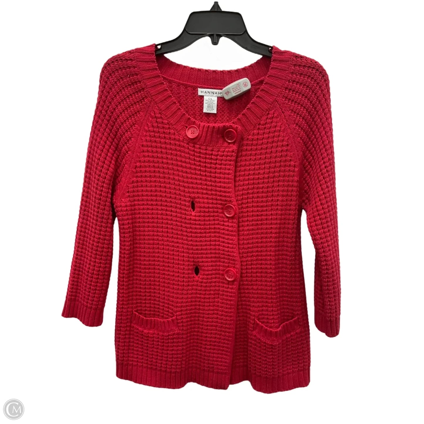 Cardigan By Hannah In Red, Size: L